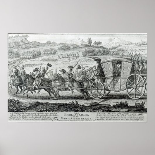 The Highland Chase, 21. Februar 1745 Poster (Vorne)