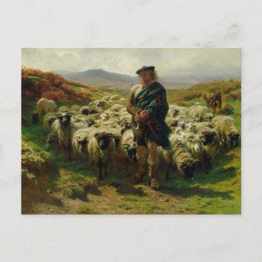 The Highland Shepherd von Rosa Bonheur Postcard Postkarte (Vorderseite)