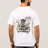 The Highland Watchman: Funny Scottish Terrier T-Shirt (Rückseite)