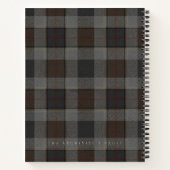 The Highlands Dispatch: Tartan-Feld Notizblock (Rückseite)