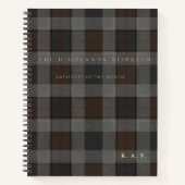The Highlands Dispatch: Tartan-Feld Notizblock (Vorderseite)