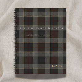 The Highlands Dispatch: Tartan Field Notizblock