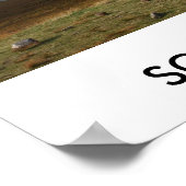 The HIghlands, SCOTLAND Poster (Ecke)