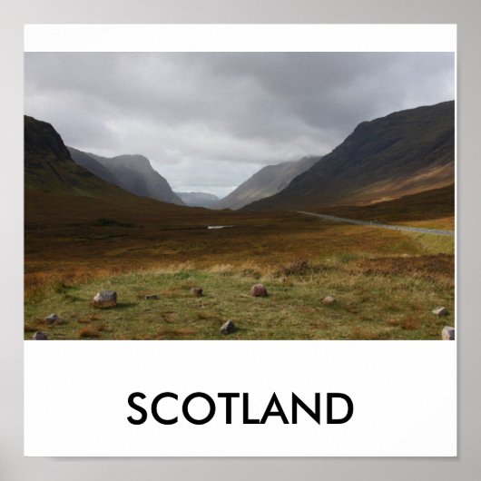 The HIghlands, SCOTLAND Poster (Vorne)