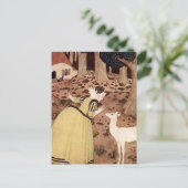 "The Hind" von Edmund Dulac Postkarte (Stehend Vorderseite)