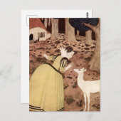 "The Hind" von Edmund Dulac Postkarte (Vorne/Hinten)