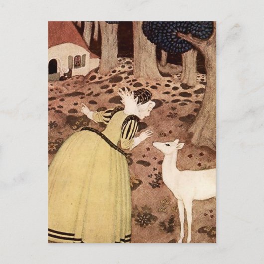 "The Hind" von Edmund Dulac Postkarte (Vorderseite)