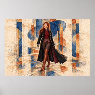 The Hintons - Blaues Intervall Poster