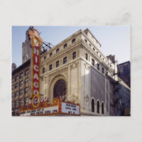 The Historic Chicago Theater Postcard