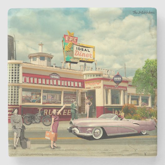  The Hitchhickers Steinuntersetzer (Vorderseite)