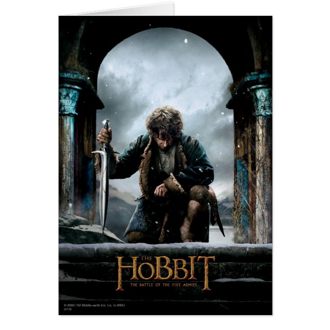 The Hobbit - BILBO BAGGINS™ Movie Poster (Vorne)