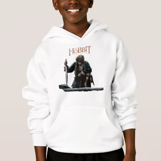 The Hobbit - BILBO BAGGINS™ Movie Poster Hoodie (Vorderseite)