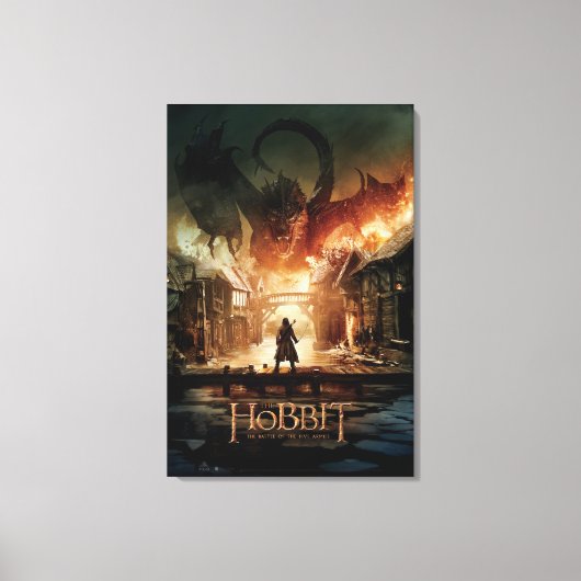 The Hobbit - Laketown Movie Poster Leinwanddruck (Vorderseite)