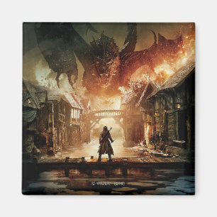The Hobbit - Laketown Movie Poster Magnet