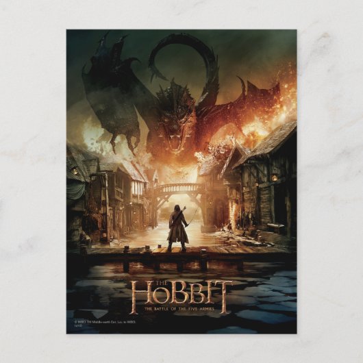 The Hobbit - Laketown Movie Poster Postkarte (Vorderseite)