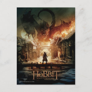 The Hobbit - Laketown Movie Poster Postkarte