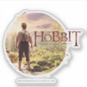 The Hobbit Logo with BILBO BAGGINS™ Back Aufkleber (Vorderseite)