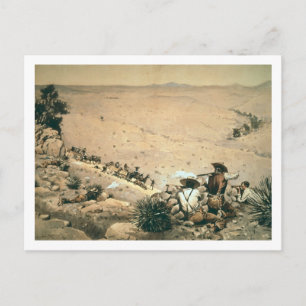 "The Hold Up", c.1900 (Öl auf Leinwand) Postkarte