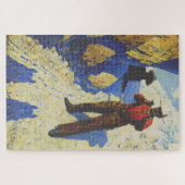 The Hold Up (The Ambush) 1903 William R. Leigh Puzzle (Horizontal)