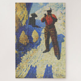 The Hold Up (The Ambush) 1903 William R. Leigh Puzzle