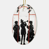 The Holiday Musicans Keramikornament (Links)