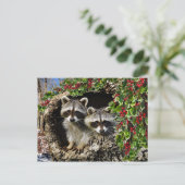 "The Holly Berry Twins" Postkarte (Stehend Vorderseite)