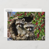 "The Holly Berry Twins" Postkarte (Vorne/Hinten)