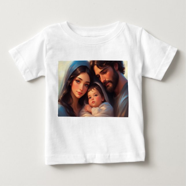 The Holy Family Baby Tee Shirt (Vorderseite)