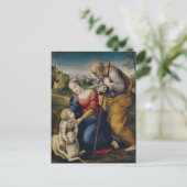 The Holy Family by Raphael Postkarte (Stehend Vorderseite)