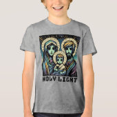 The Holy Family: Holy Light Tri-Blend Shirt (Vorderseite)
