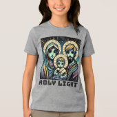 The Holy Family: Holy Light Tri-Blend Shirt (Vorderseite)