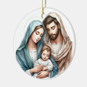The Holy Family Keramik Ornament (Links)