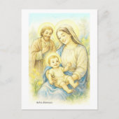 The Holy Family - Nativity Postkarte (Vorderseite)