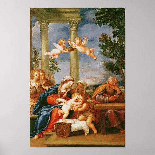 The Holy Family St. Elizabeth and St. John Poster (Vorne)