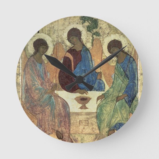 The Holy Trinity, 1420s (tempera on panel) Runde Wanduhr (Vorderseite)