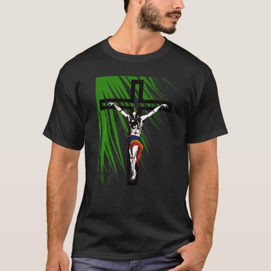The Holy Week Christs Journey To The Cross T-Shirt (Vorderseite)