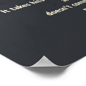 The Honey Badger Protocol Art Poster (Ecke)