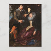 The Honeysuckle Bower von Peter Paul Rubens Postca Postkarte (Vorderseite)