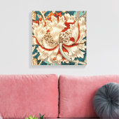 The Honeysuckle Pattern (William Morri-1876) Leinwanddruck (Insitu (Wohnzimmer))