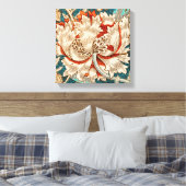 The Honeysuckle Pattern (William Morri-1876) Leinwanddruck (Insitu (Schlafzimmer))
