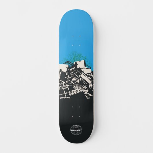 The HoodWill Recycelt  Skateboard (Vorderseite)