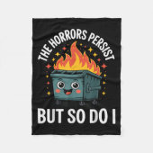 The Horrors Persist But So Do I  Fleecedecke (Vorderseite)