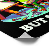 The Horrors Persist But So Do I Frog  Poster (Ecke)