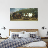 "The Horse Fair" von Rosa Bonheur Leinwanddruck (Insitu (Schlafzimmer))
