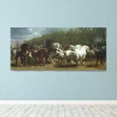 "The Horse Fair" von Rosa Bonheur Leinwanddruck (Insitu (Holzboden))