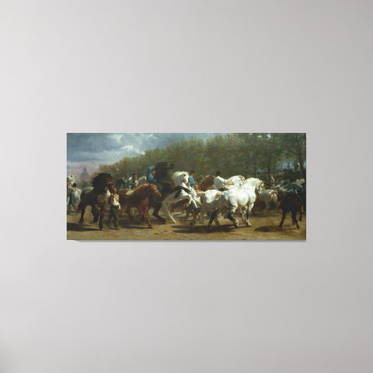 "The Horse Fair" von Rosa Bonheur Leinwanddruck (Vorderseite)