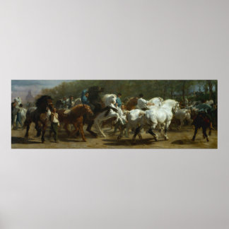 "The Horse Fair" von Rosa Bonheur Poster, drucken Poster