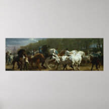 "The Horse Fair" von Rosa Bonheur Poster, drucken