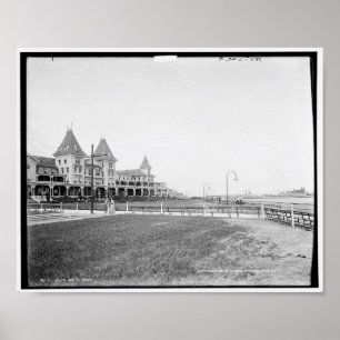 The Hotel at Brighton Beach, N.Y. c1901 Poster