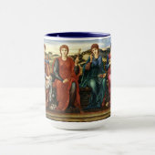 The Hours by Pre-Raphaelite Edward Burne-Jones Tasse (Zentrum)
